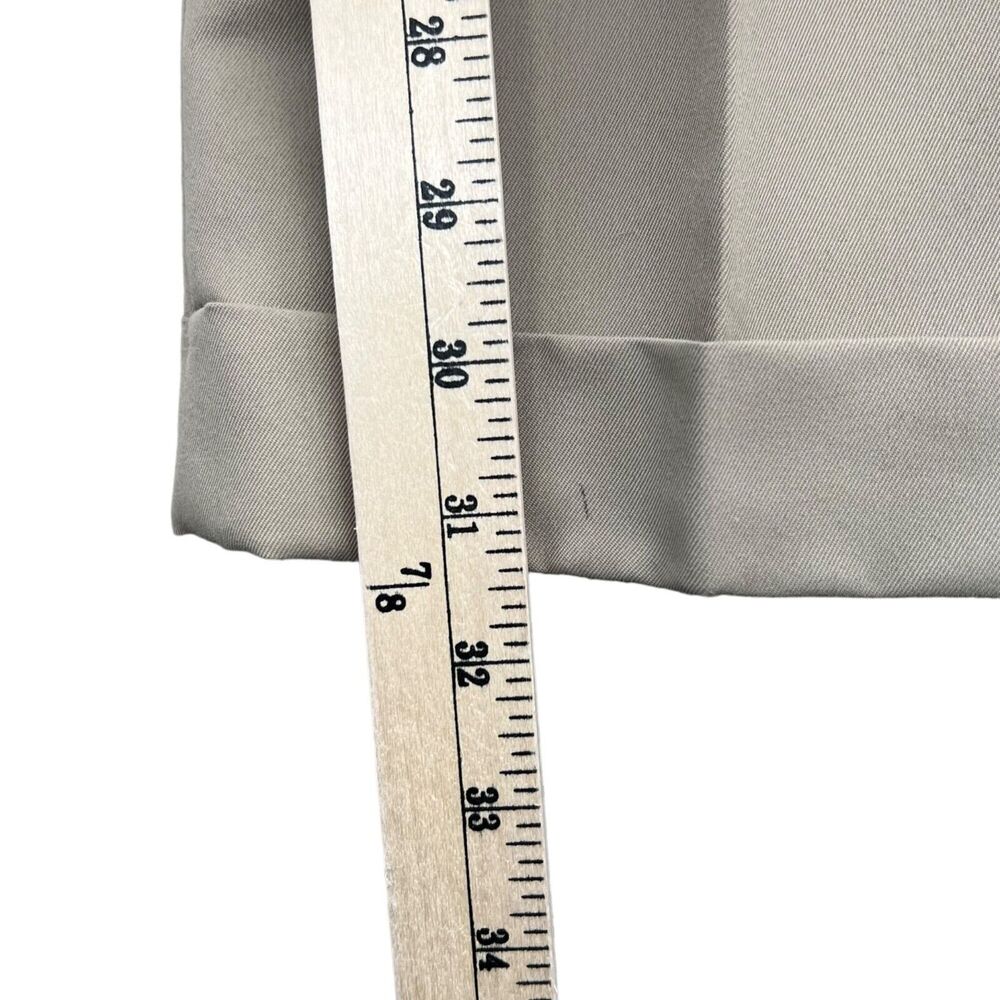 Dockers Pants Men 36x32 Tan Relaxed Fit Comfort Khaki Pleats Front Cuffed Preppy - Picture 9 of 13